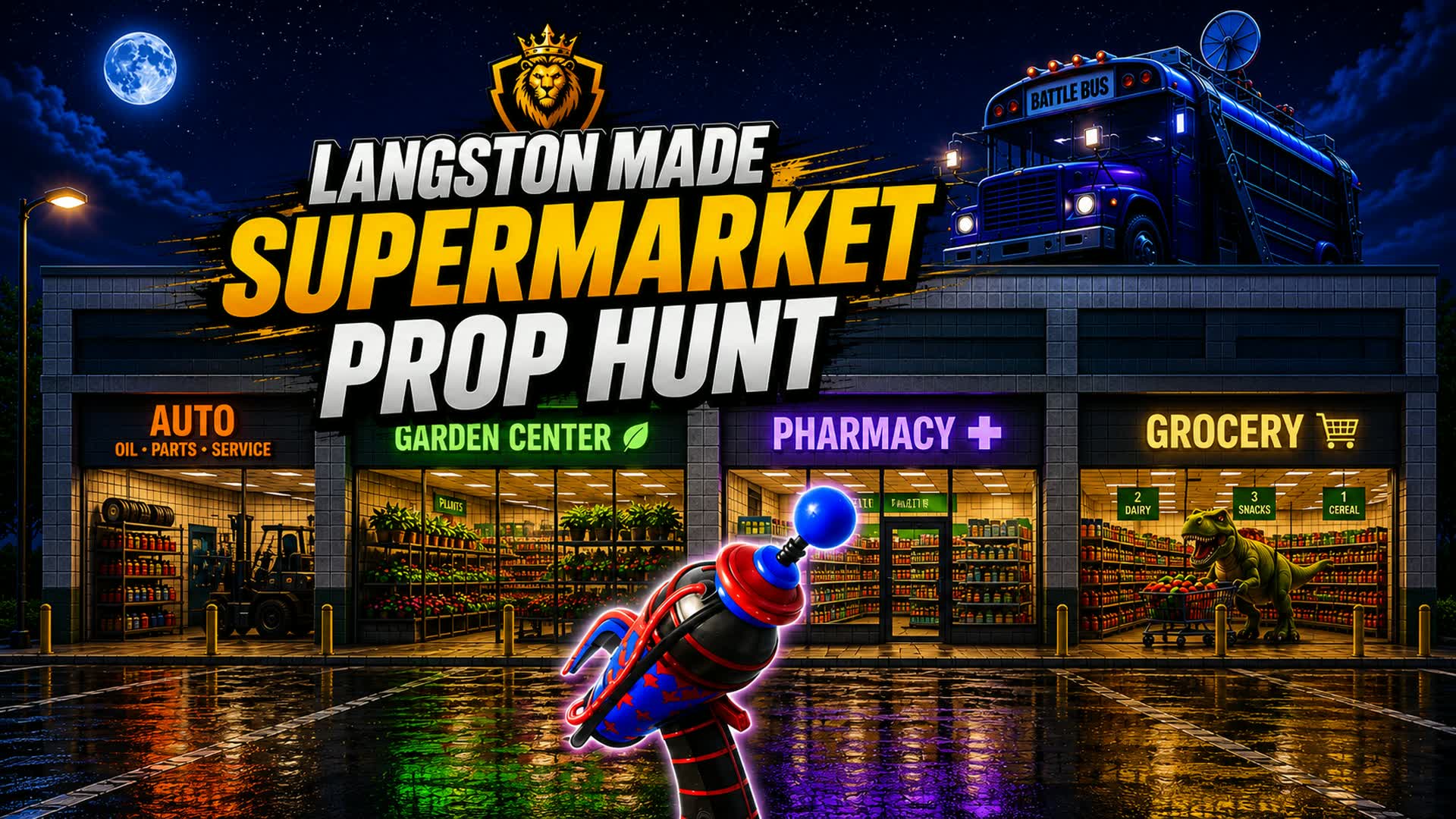 LANGSTONMADE : SUPERMARKET PROP HUNT — Fortnite Creative map