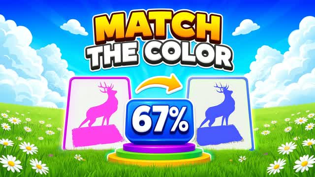 Match The Color — Fortnite Creative map cover art