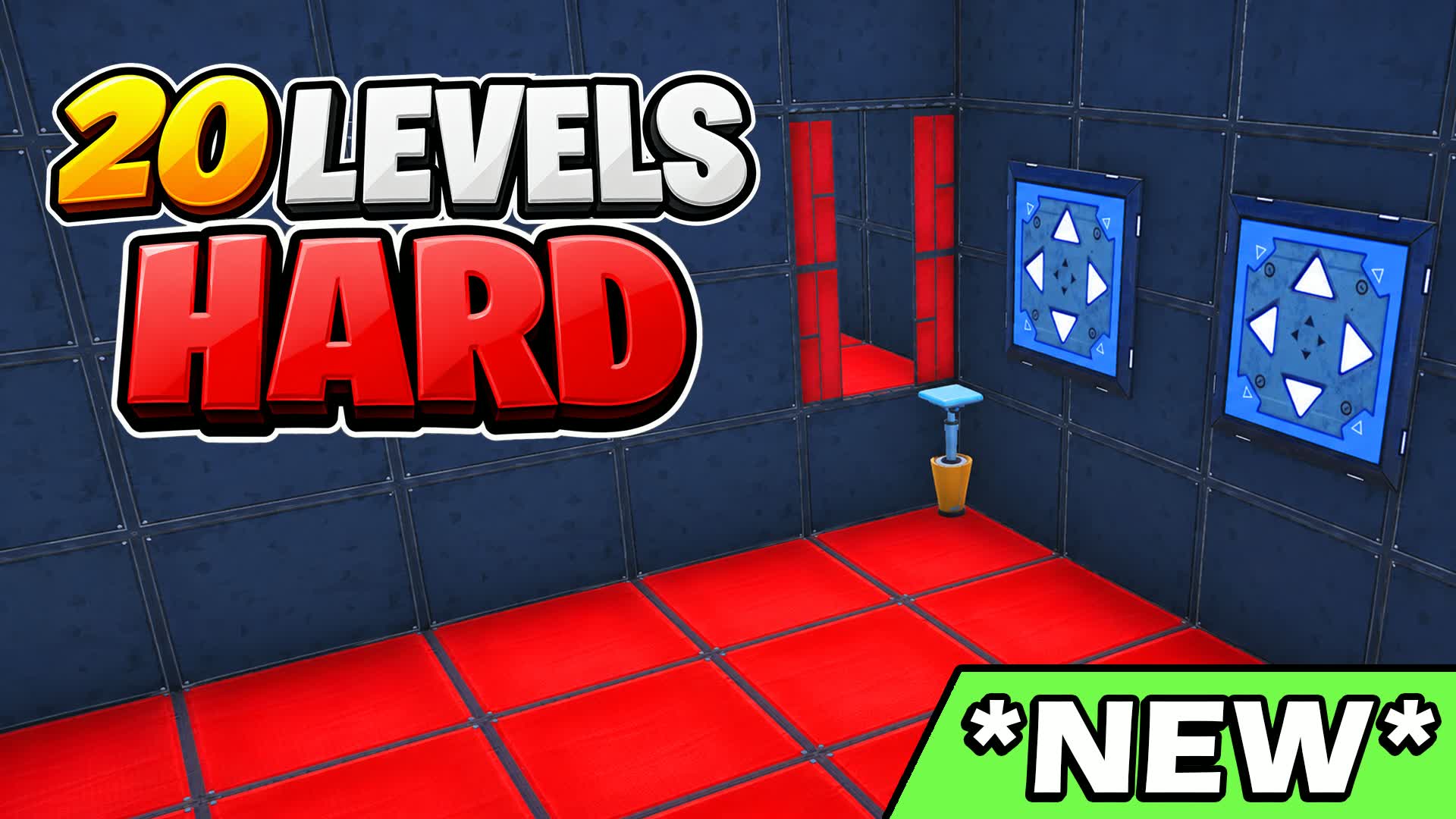 HARD DEATHRUN 20 LEVELS باركور صعب — Fortnite Creative map