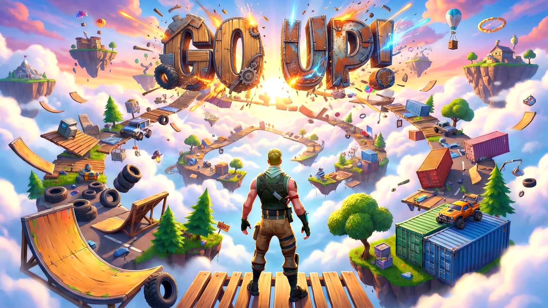 GO UP PARKOUR — Fortnite Creative map