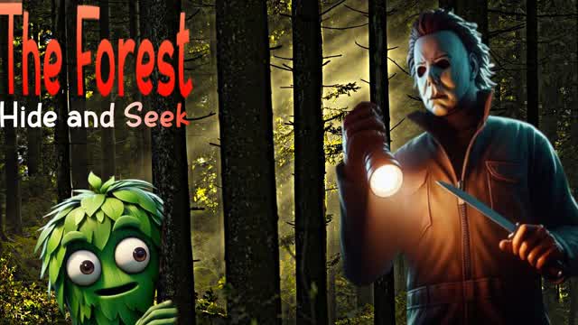 The Forest Hide And Seek [Spooky] — Fortnite Creative map cover art