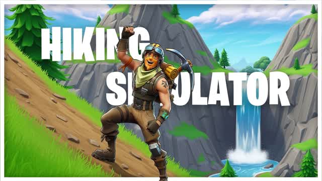 HIKING SIMULATOR — Fortnite Creative map cover art