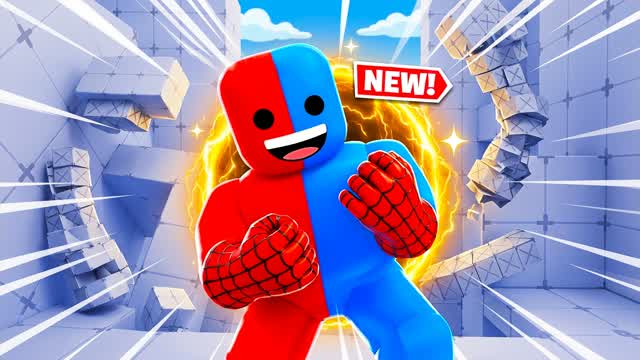 RED VS BLUE SPIDER GIRL — Fortnite Creative map