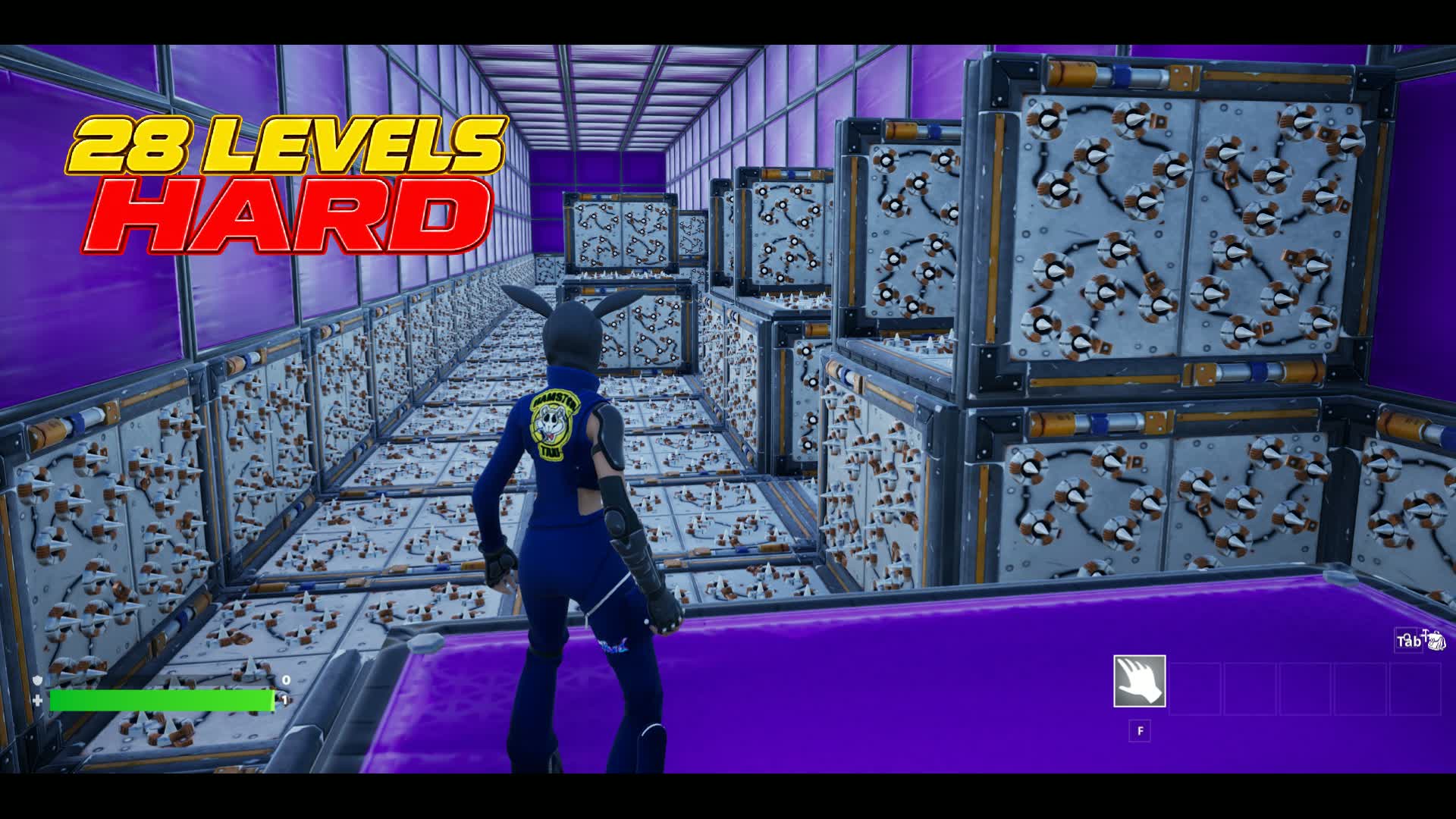 HARD PARKOUR 28 LEVELS — Fortnite Creative map