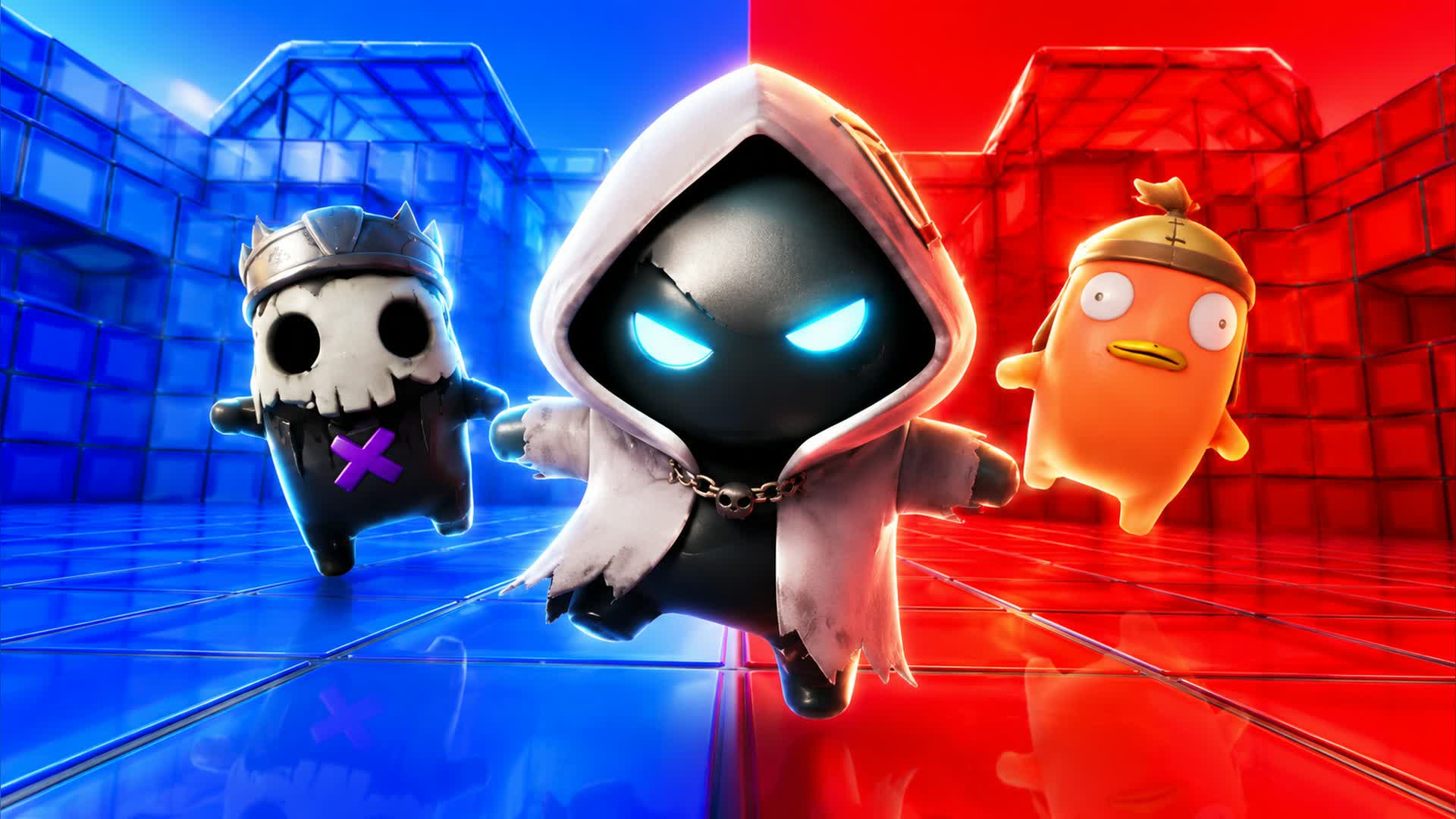 RED VS BLUE POWER BURST 🔴🔵 — Fortnite Creative map