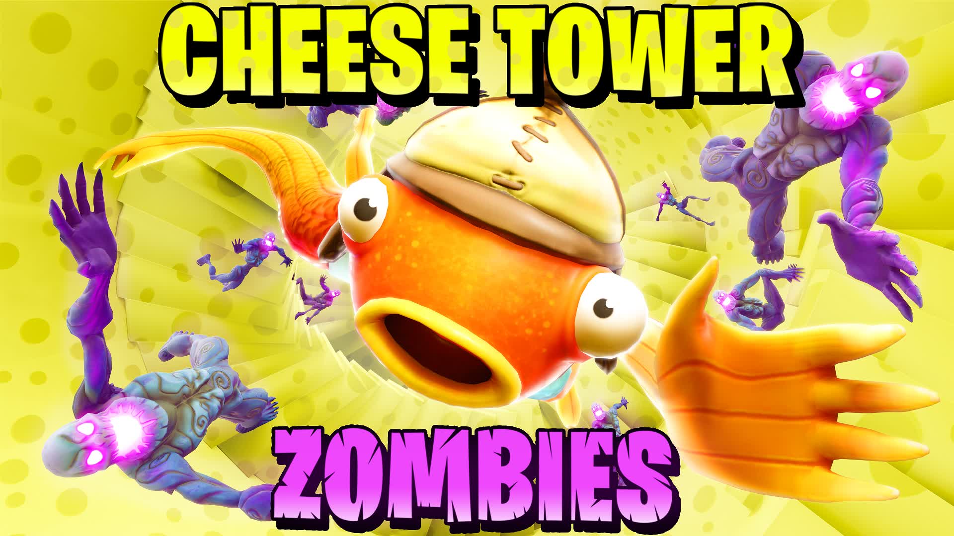 CHEESE TOWER ZOMBIES — Fortnite Creative map