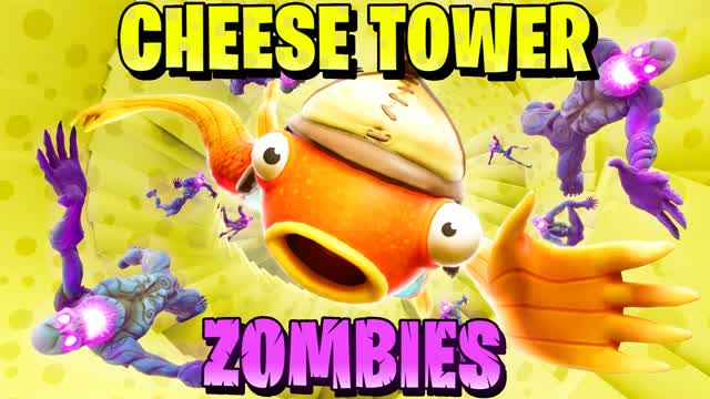 CHEESE TOWER ZOMBIES — Fortnite Creative map cover art