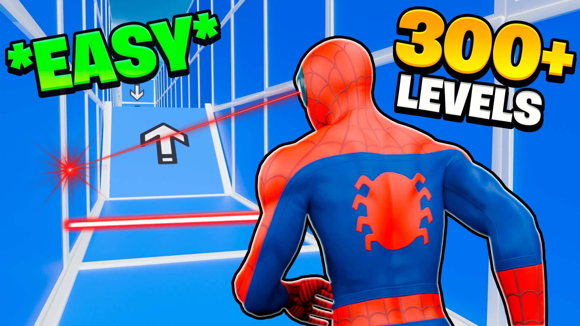 CRAZY PARKOUR 375+ — Fortnite Creative map