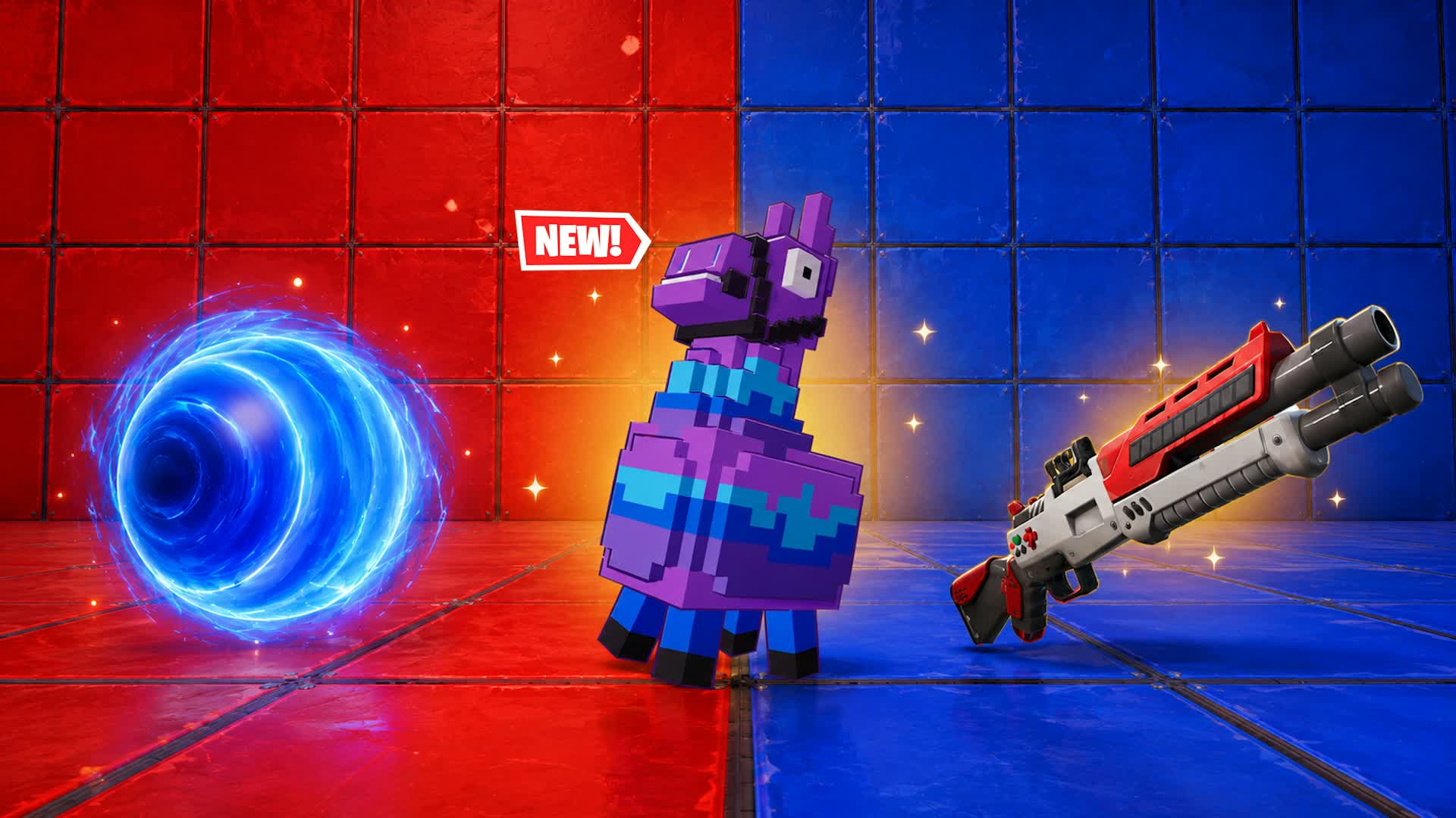 RED VS BLUE PIXELS 50v50 🔴🔵 — Fortnite Creative map