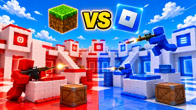 RED VS BLUE 🔴🔵 ATOMIC VIP NUKE — Fortnite Creative map
