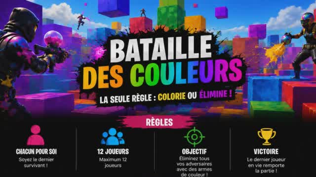 Explosion de couleurs — Fortnite Creative map