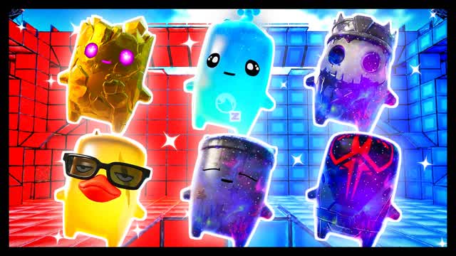 BLUE VS RED TARGET PACE 🔵🔴 — Fortnite Creative map cover art