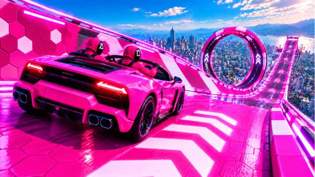 🏆 RAMP MASTER - CAR GAME — Fortnite Creative map cover art