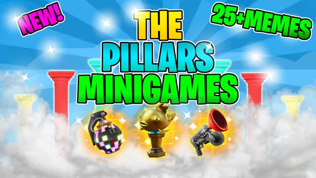 THE PILLARS MINIGAMES! — Fortnite Creative map cover art
