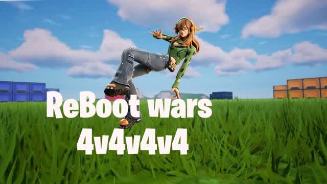 Rebootwars 4v4v4v4 — Fortnite Creative map cover art