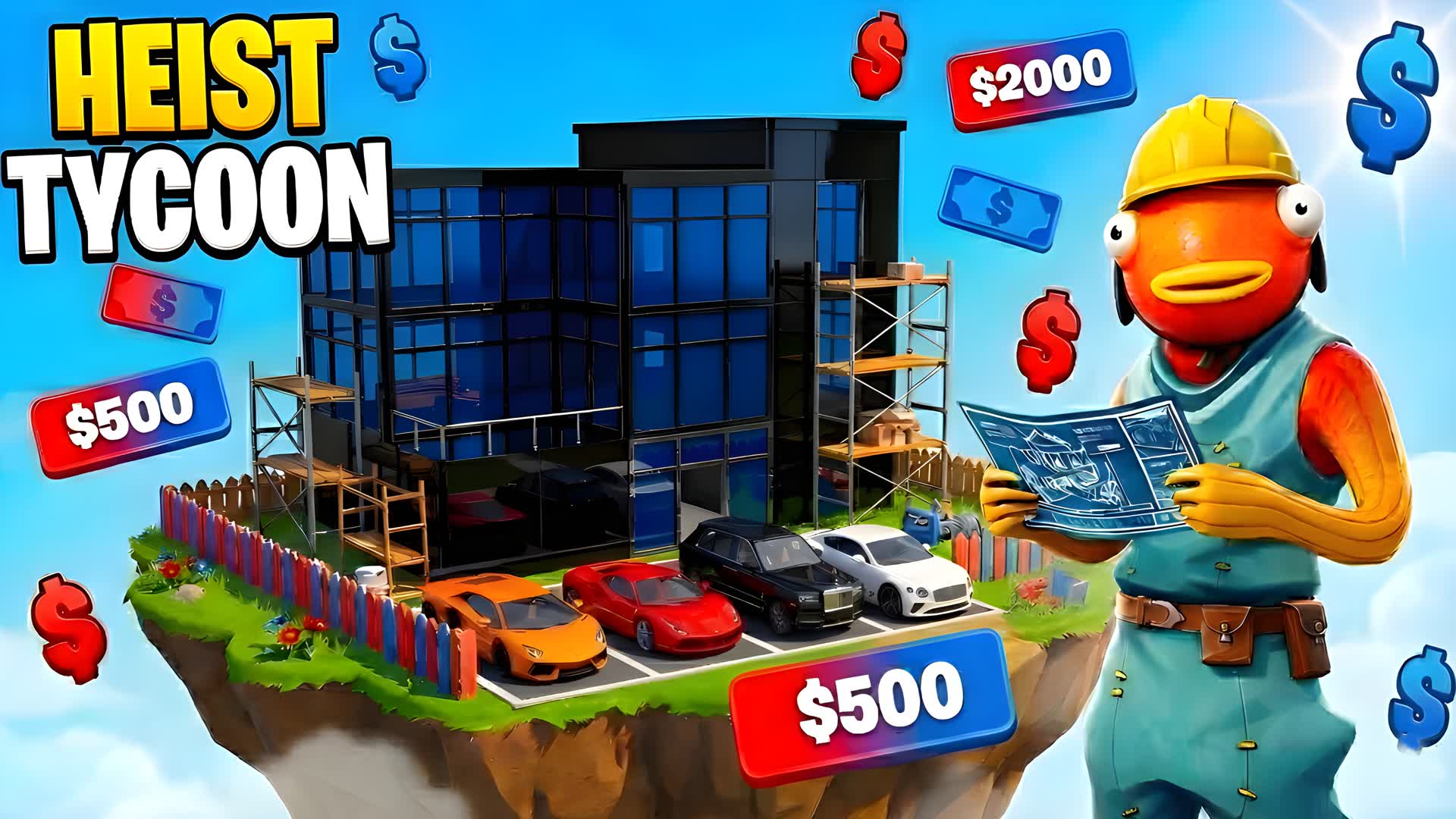 HEIST TYCOON — Fortnite Creative map