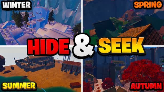 HIDE AND SEEK (4 SEASONS) — Fortnite Creative map