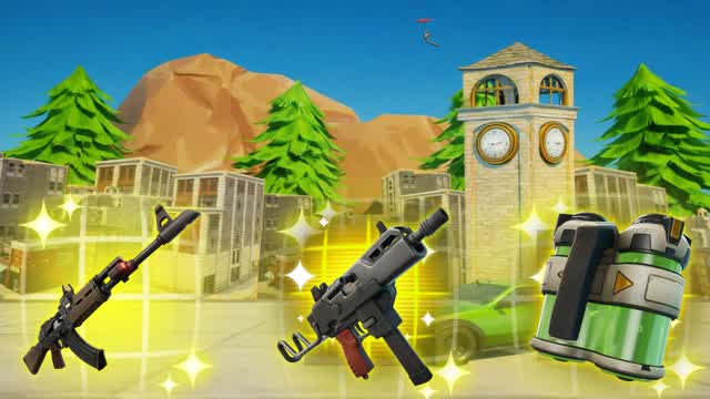 ZONE WARS TOWERS 🔥 — Fortnite Creative map cover art