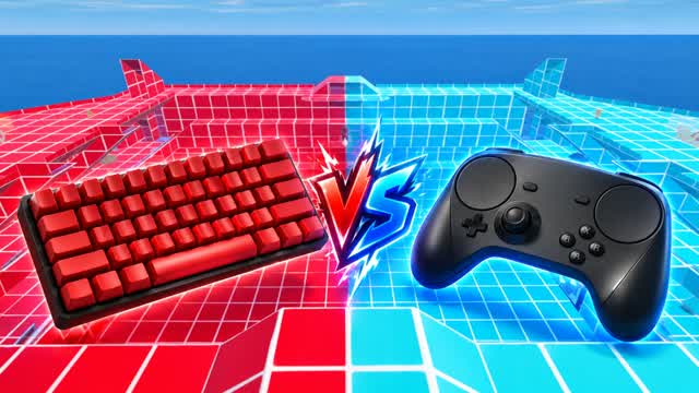 RED VS BLUE COLD SEASON — Fortnite Creative map cover art