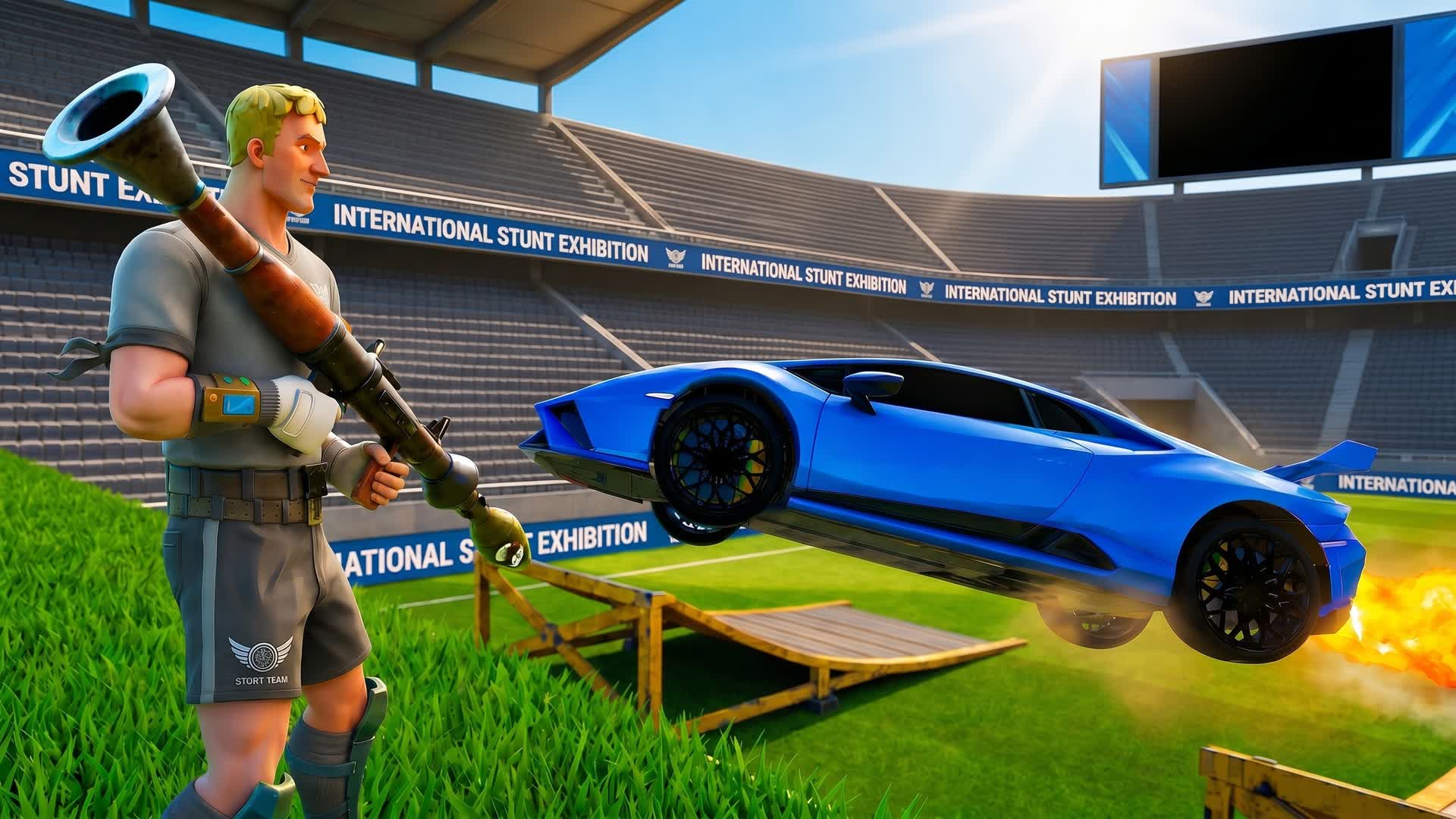 WorldCup Rocket VS Cars — Fortnite Creative map