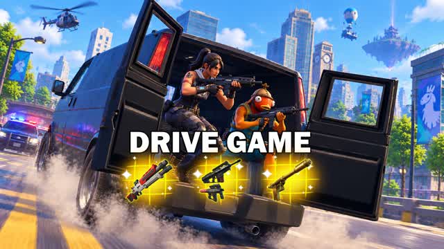 🏎️ DRIVE GAME - ALL WEAPONS 🔫 — Fortnite Creative map