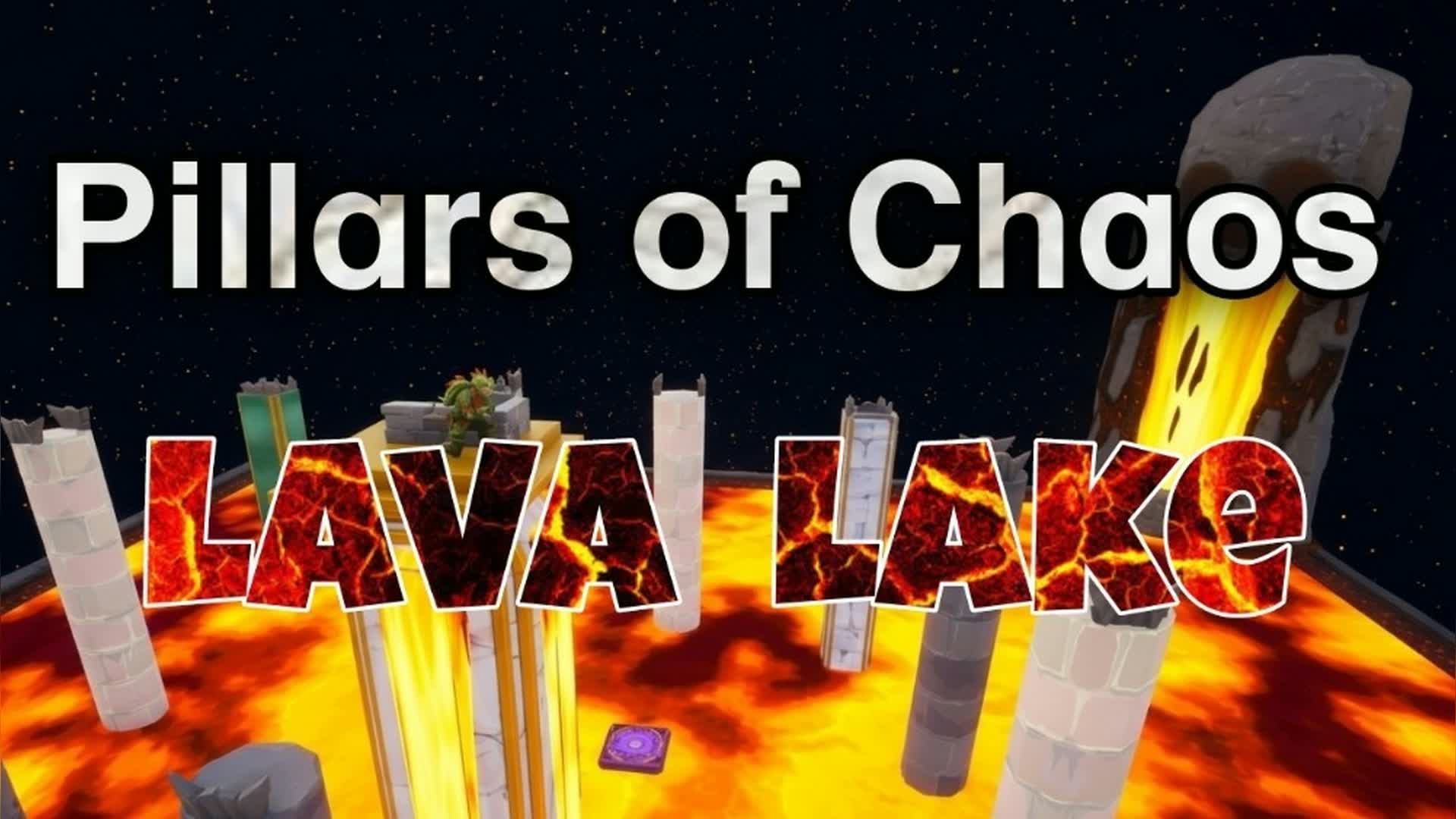 Pillars of Chaos: Lava Lake — Fortnite Creative map
