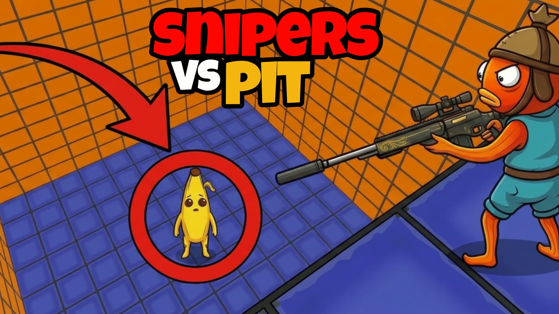 SNIPERS VS PIT — Fortnite Creative map
