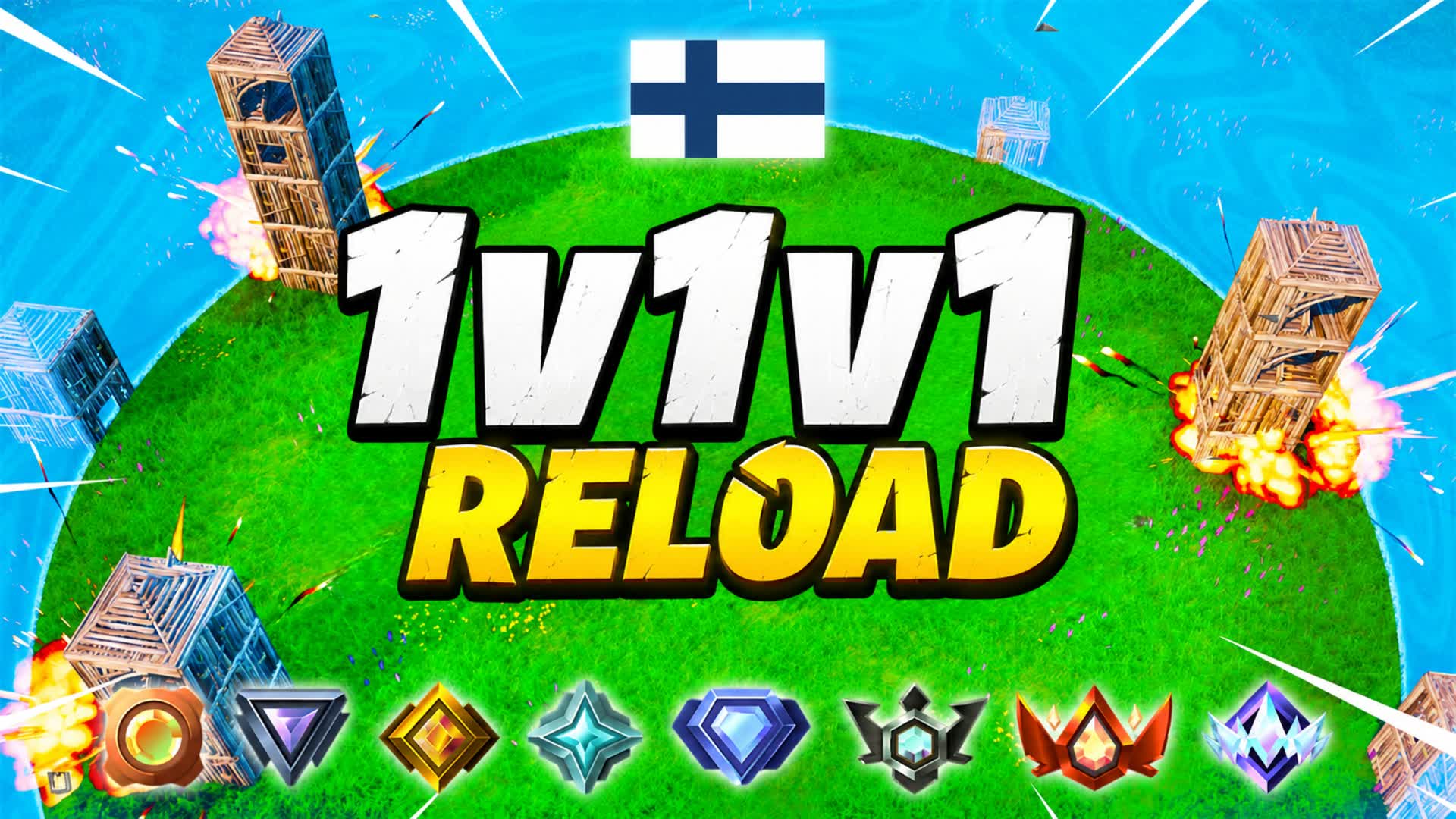 1V1V1 RELOAD FFA [Suomi] — Fortnite Creative map