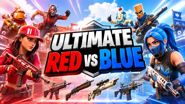 ULTIMATE RED VS BLUE BRAINROT — Fortnite Creative map