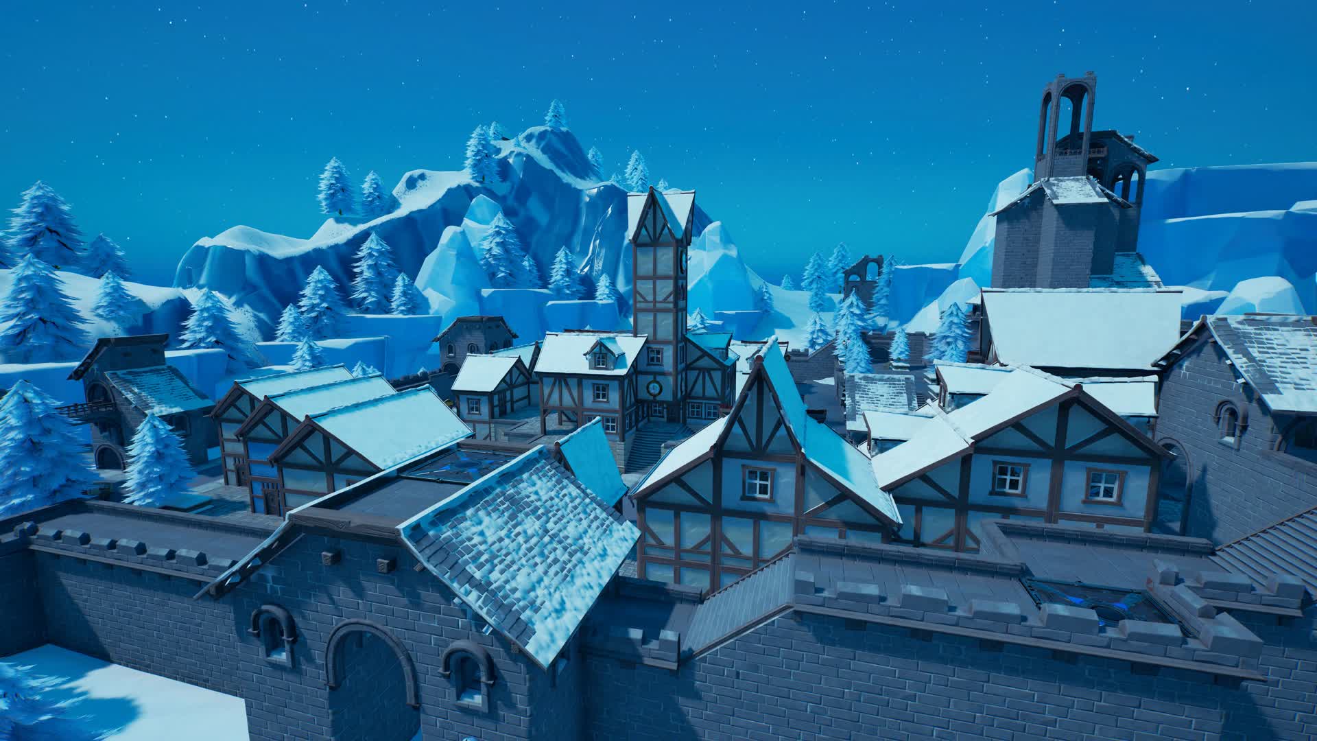 Zero Build Zone Wars Frosty Fortress — Fortnite Creative map