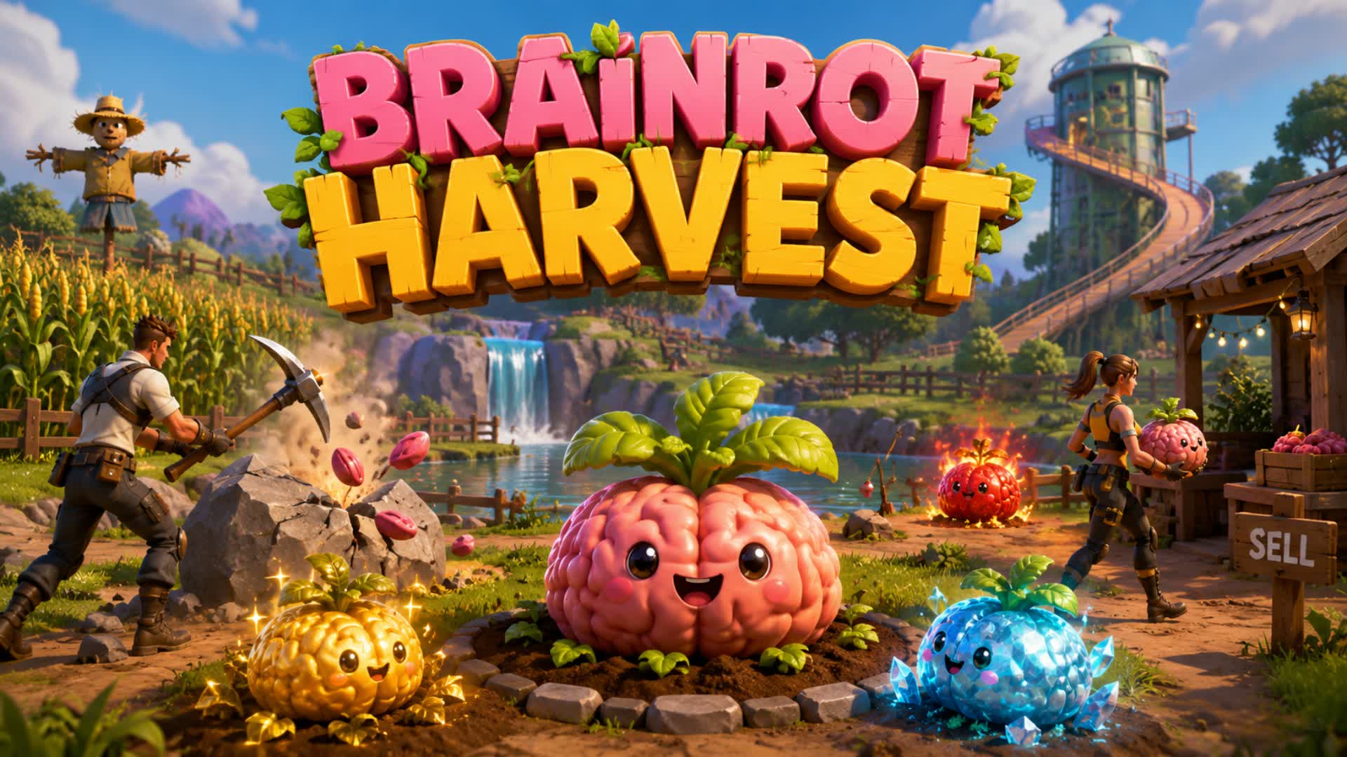 BRAINROT HARVEST 🌱 — Fortnite Creative map
