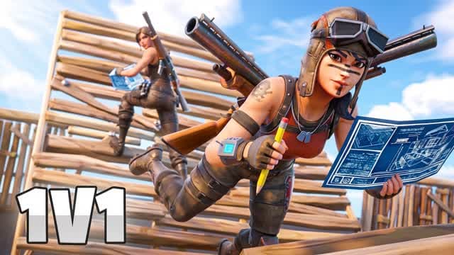 Simple Build Fights — Fortnite Creative map cover art