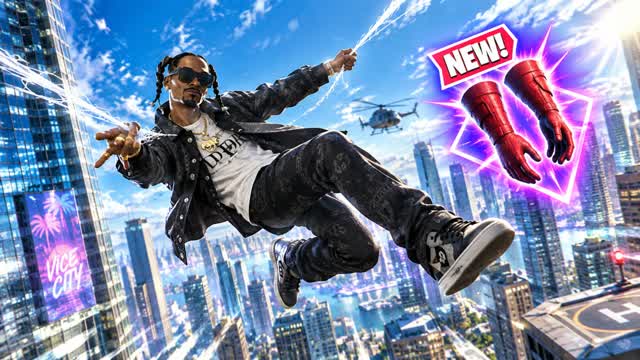 🎯SPIDER CITY SPIDER GUN GAME!😎 — Fortnite Creative map cover art