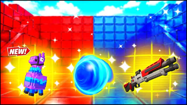 RED VS BLUE ASSERTIVE AIM 🔴🔵 — Fortnite Creative map