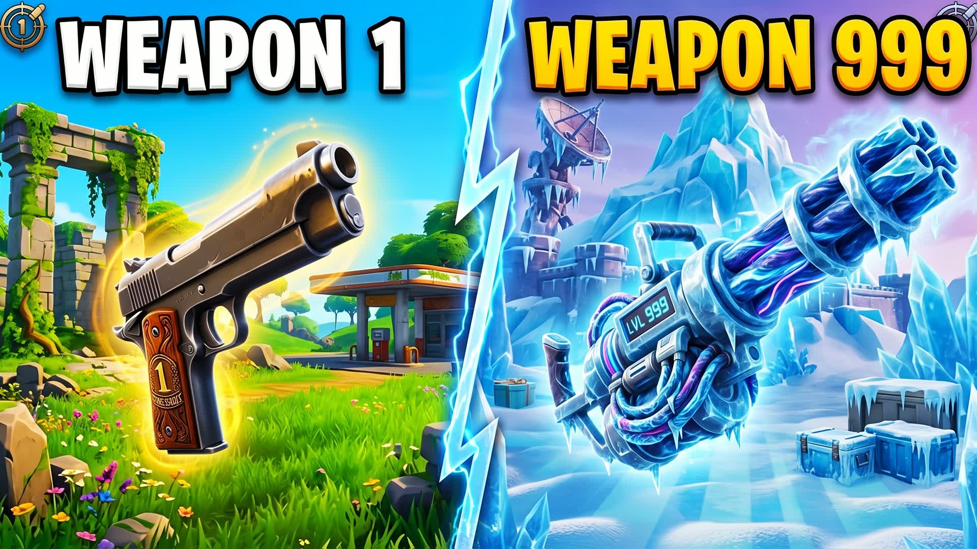 ❄️ FROSTLOCK ONE SHOT GUN GAME 🎯 — Fortnite Creative map