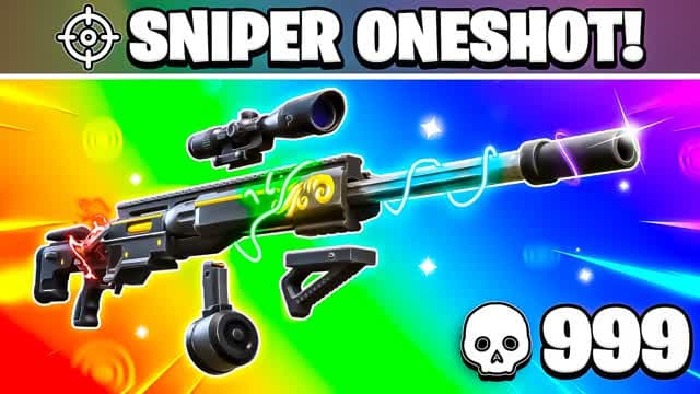 🎯ULTRA RANKED SNIPER 1 SHOT🎯 — Fortnite Creative map cover art