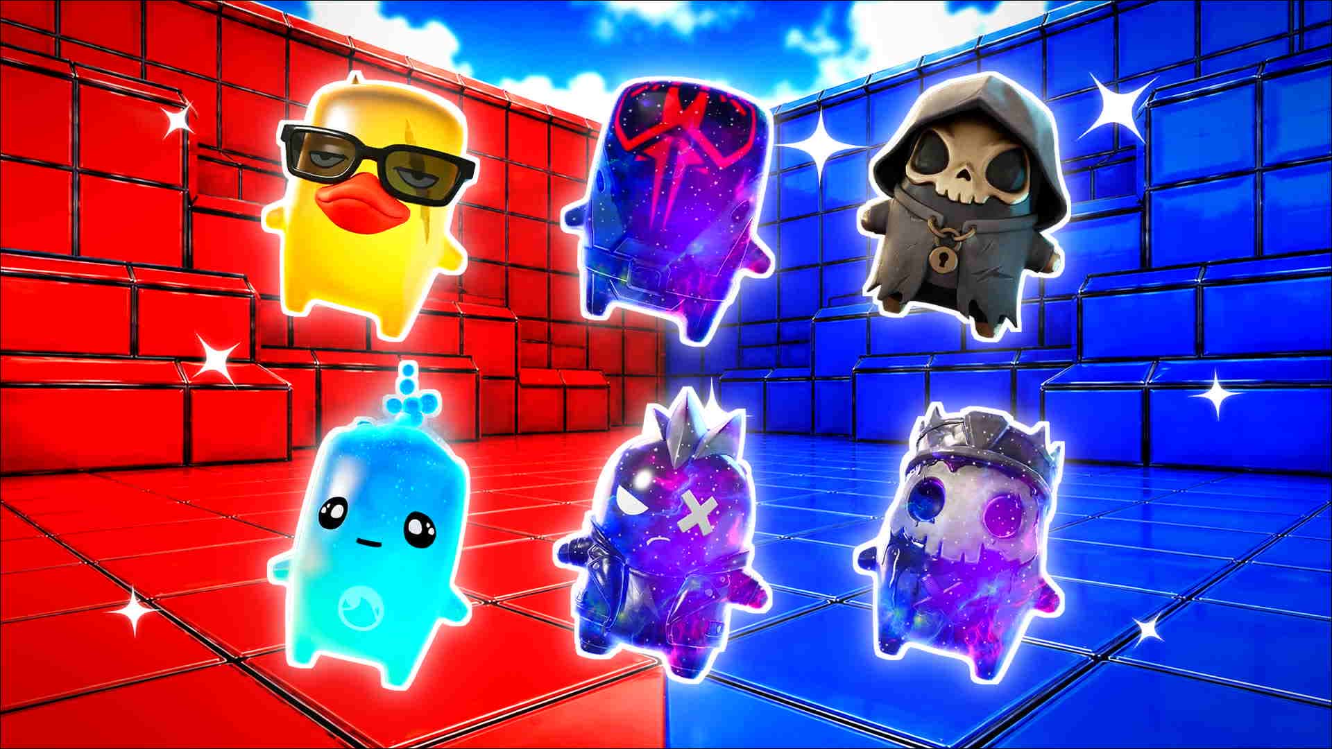 RED VS BLUE STATIC FORCE 🔴🔵 — Fortnite Creative map