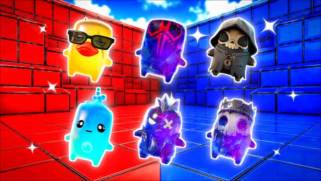 RED VS BLUE STATIC FORCE 🔴🔵 — Fortnite Creative map cover art
