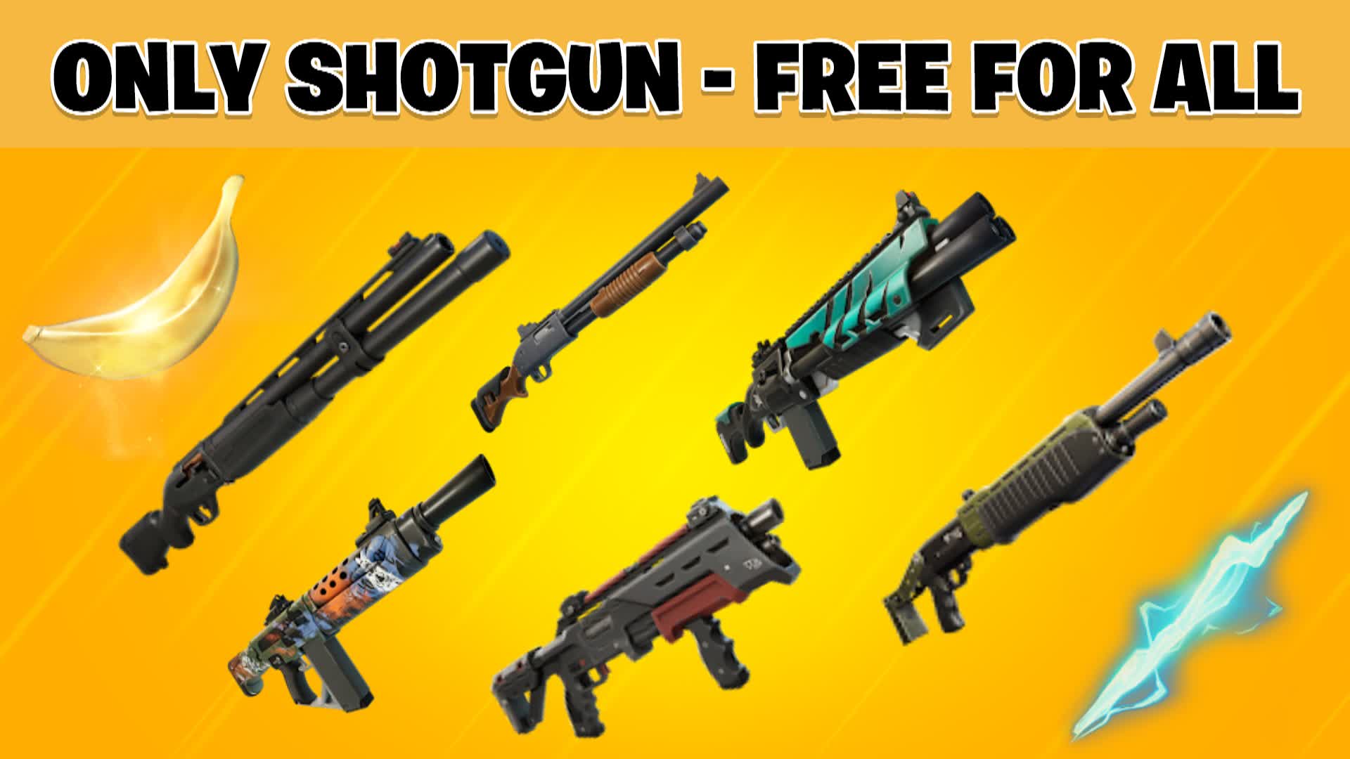 ONLY SHOTGUN - FREE FOR ALL — Fortnite Creative map