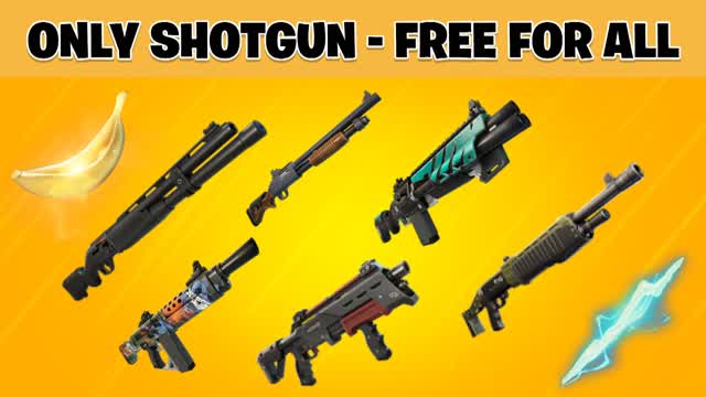 ONLY SHOTGUN - FREE FOR ALL — Fortnite Creative map