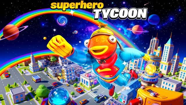 SuperHero Tycoon — Fortnite Creative map