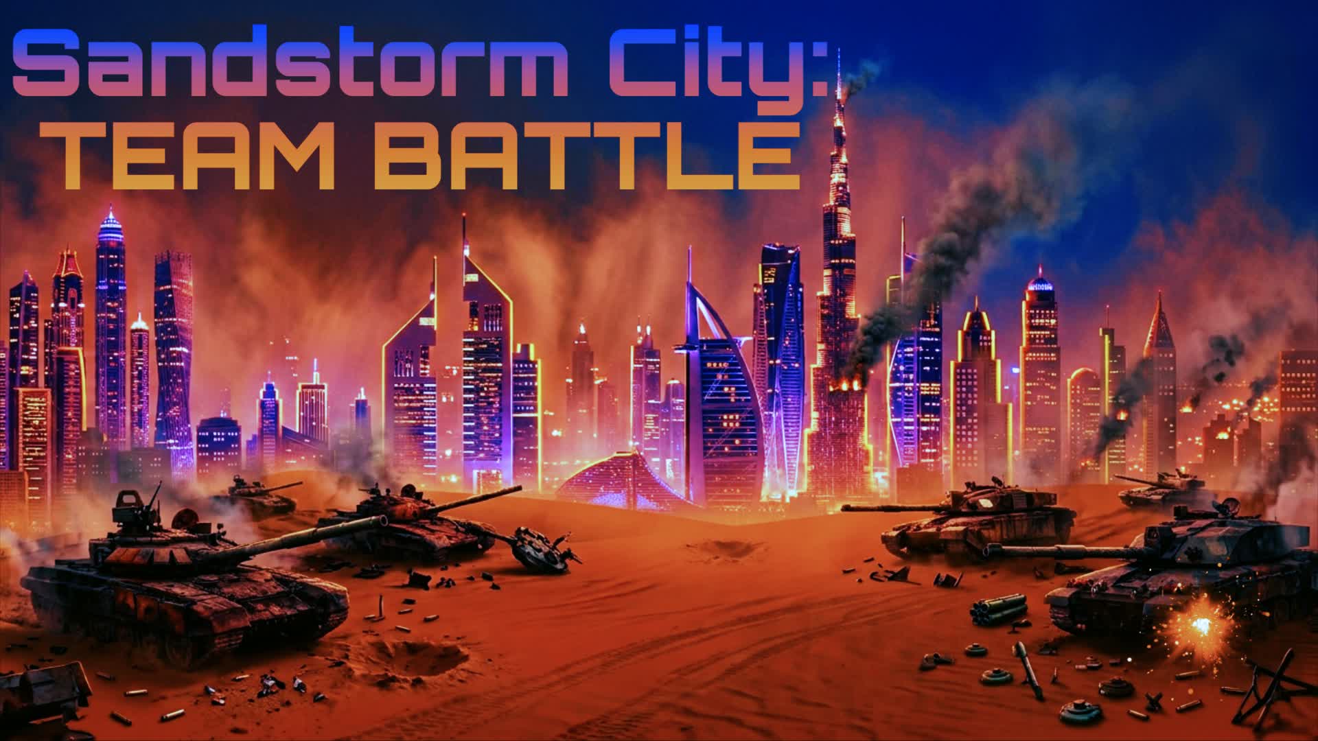 Sandstorm City: TEAM BATTLE — Fortnite Creative map