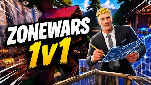 Trees City ZoneWars 1v1 — Fortnite Creative map