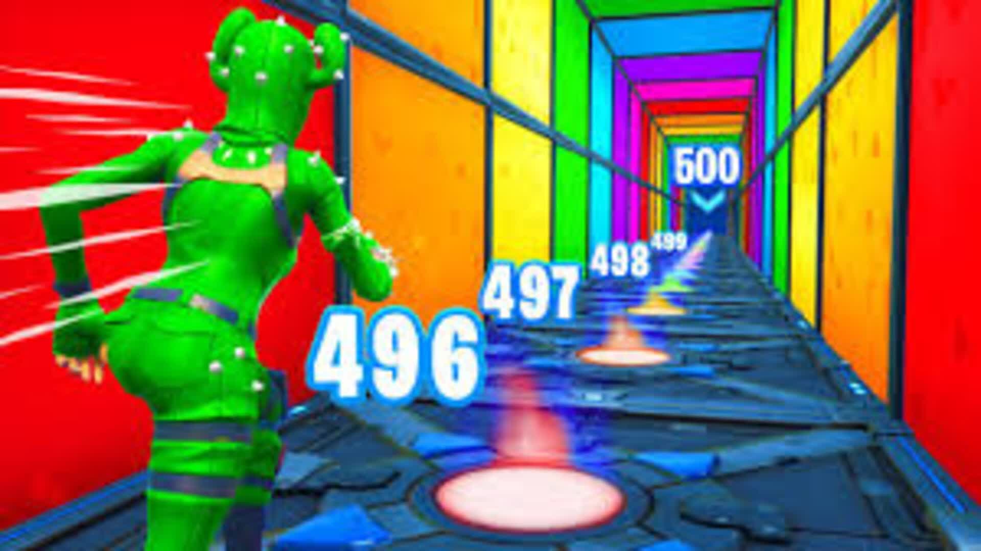 500 LEVEL DEFAULT DEATHRUN — Fortnite Creative map