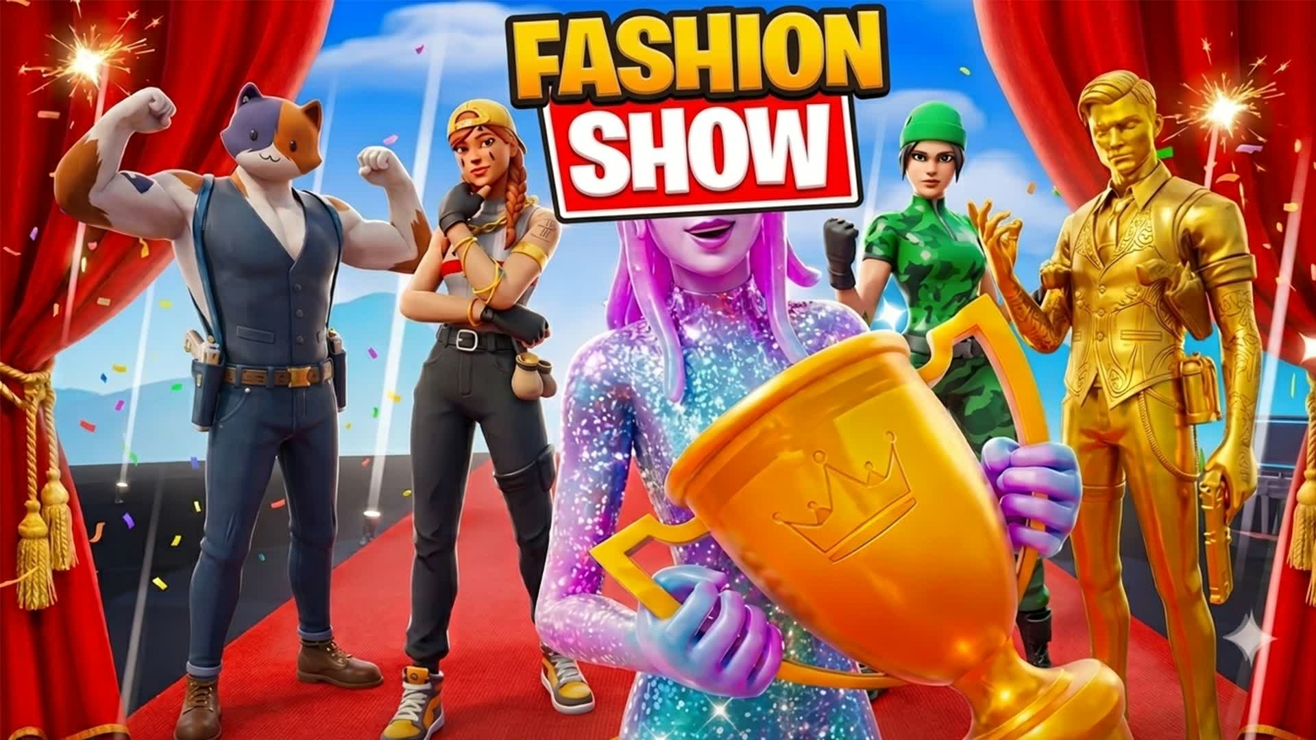 ☀️SUMMER FASHION SHOW - REDHEAD - 🎭 — Fortnite Creative map