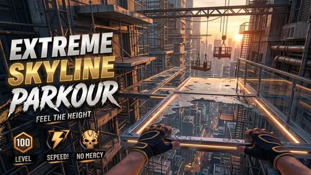 EXTREM SKYLINE PARKOUR — Fortnite Creative map cover art