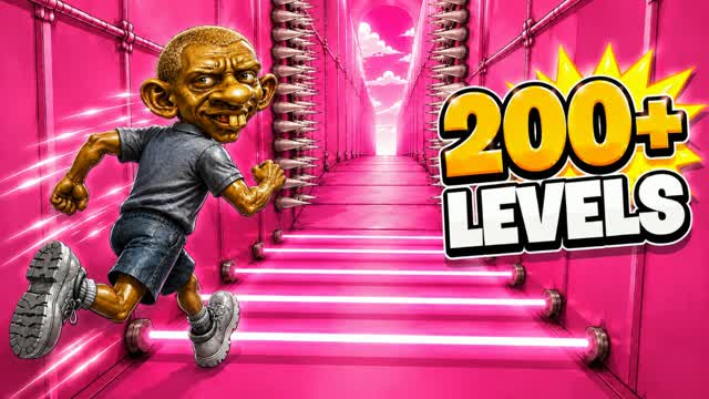 199+ LEVEL DEFAULT DEATHRUN — Fortnite Creative map