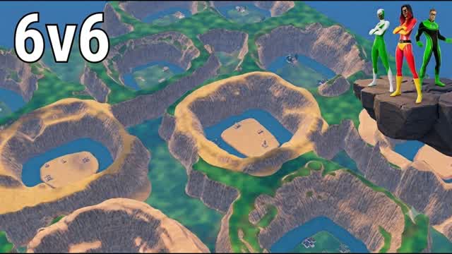 Super Scrum - 6v6 — Fortnite Creative map cover art