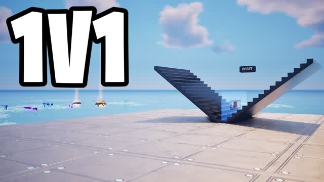 Clean 1V1 Build Fights (200 Pumps) — Fortnite Creative map cover art