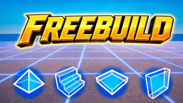 🔥 FREE BUILD 1v1v1v1 — Fortnite Creative map cover art